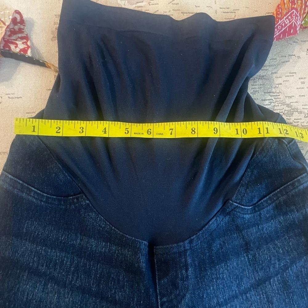 Spanx Maternity Skinny Jeans Dark Wash Size Small EUC - Picture 5 of 14